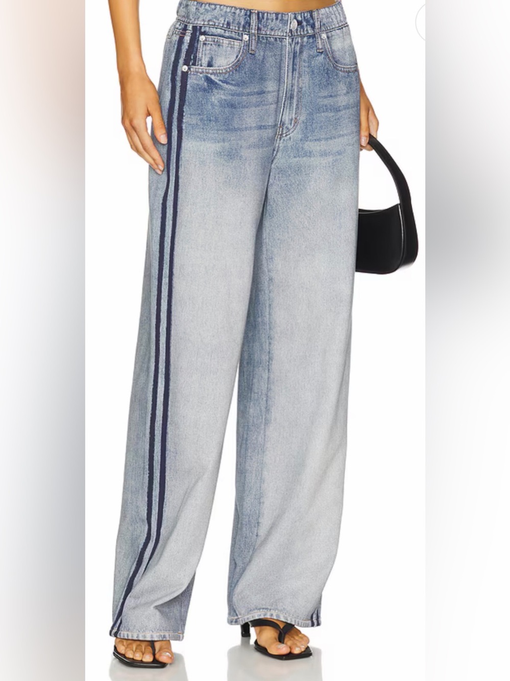 rag & bone Miramar wide leg track jeans
